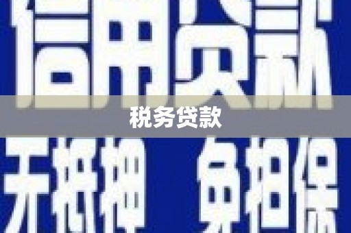 解放税务贷款