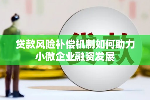 解放贷款风险补偿机制如何助力小微企业融资发展