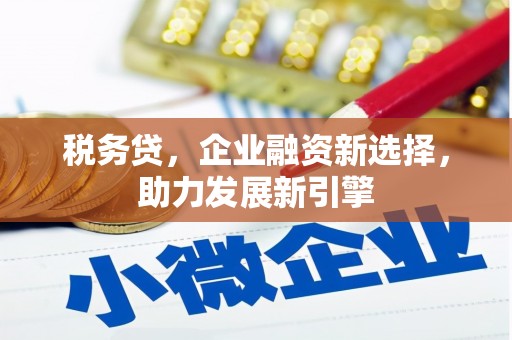 解放税务贷，企业融资新选择，助力发展新引擎