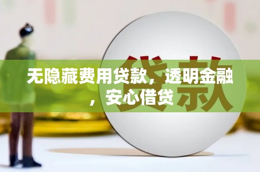 解放无隐藏费用贷款，透明金融，安心借贷