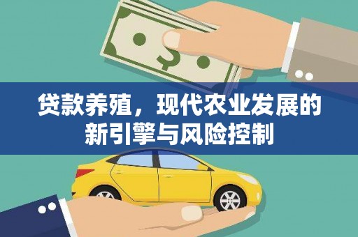 解放贷款养殖，现代农业发展的新引擎与风险控制