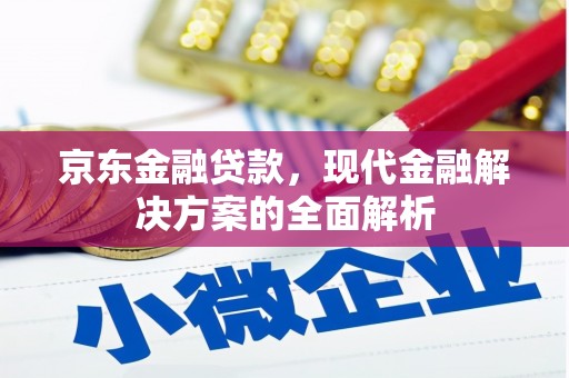 解放京东金融贷款，现代金融解决方案的全面解析