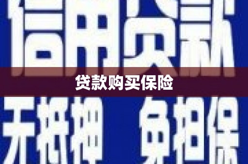 解放贷款购买保险