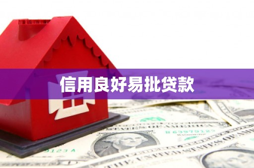 解放信用良好易批贷款